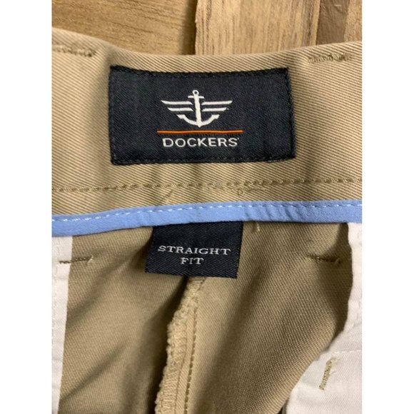 Dockers Mens Khaki Slacks Straight Fit Pants Size 33X30 - Picture 5 of 6